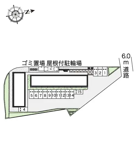 ★手数料０円★京都市右京区嵯峨野六反田町　月極駐車場（LP）